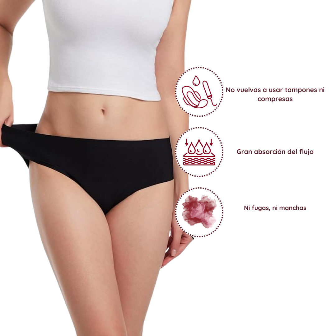 Braga Menstrual de Algodón Sin Costuras
