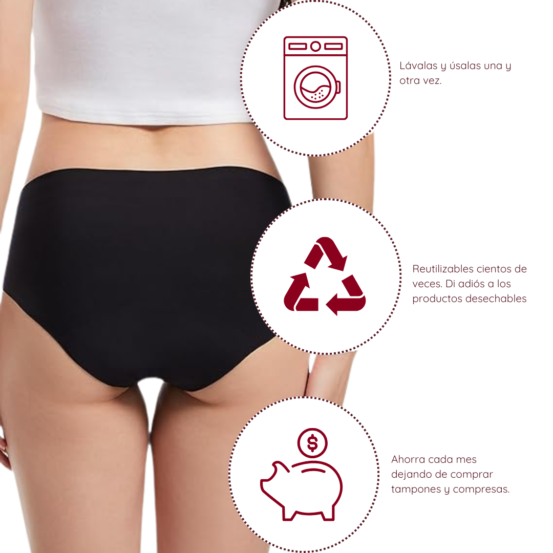 Braga Menstrual de Algodón Sin Costuras