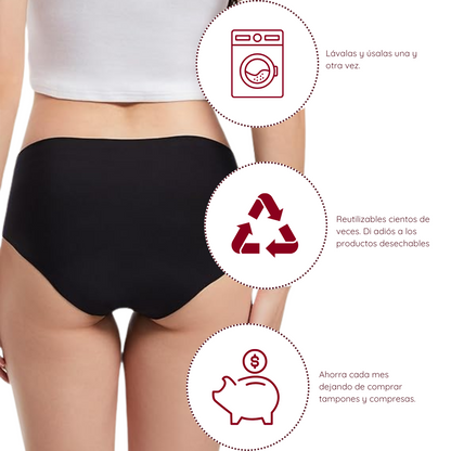 Braga Menstrual de Algodón Sin Costuras